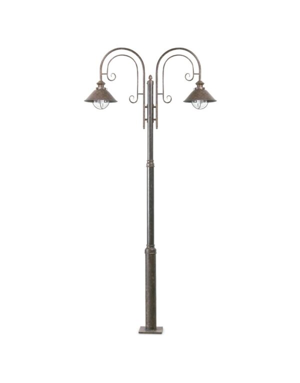 NAUTICA RUST POLE LAMP 2 X E27 11W - 1-FR71117
