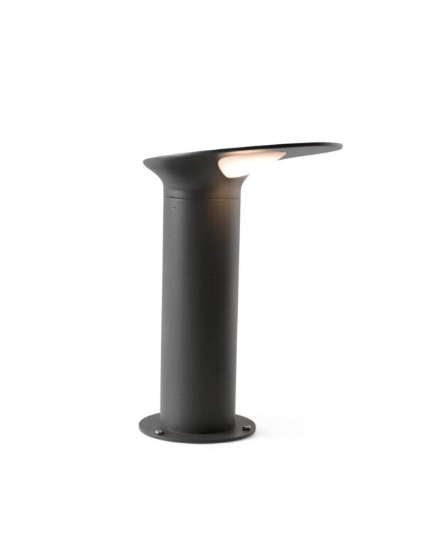 LOTUS DARK GREY POLE LAMP H350 18W 3000K - 1-FR71224
