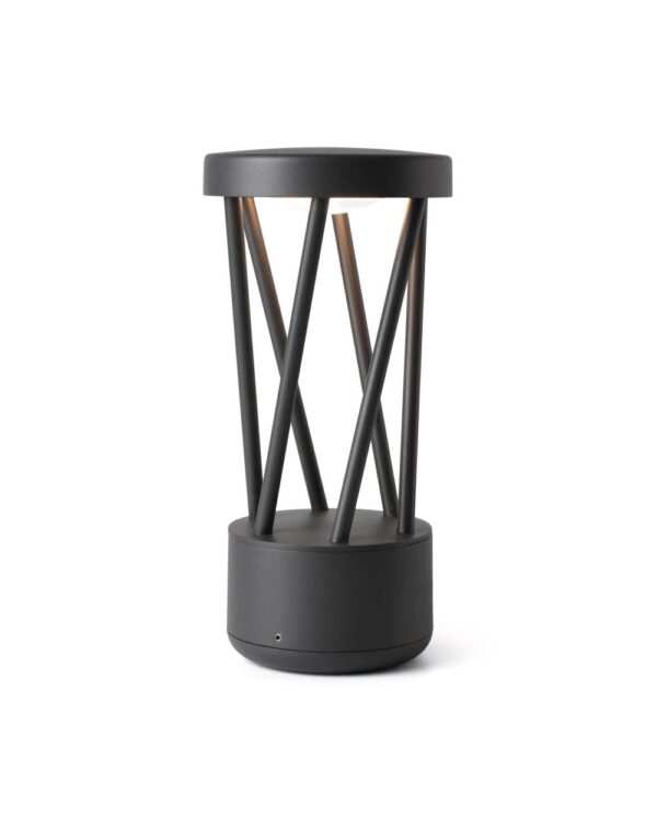 TWIST LED DARK GREY POST LAMP 10W 3000K - 1-FR71286