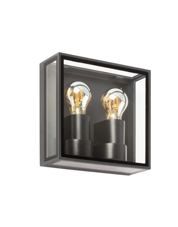 POMO WALL LAMP DARK GREY 2xE27 - 1-FR71306