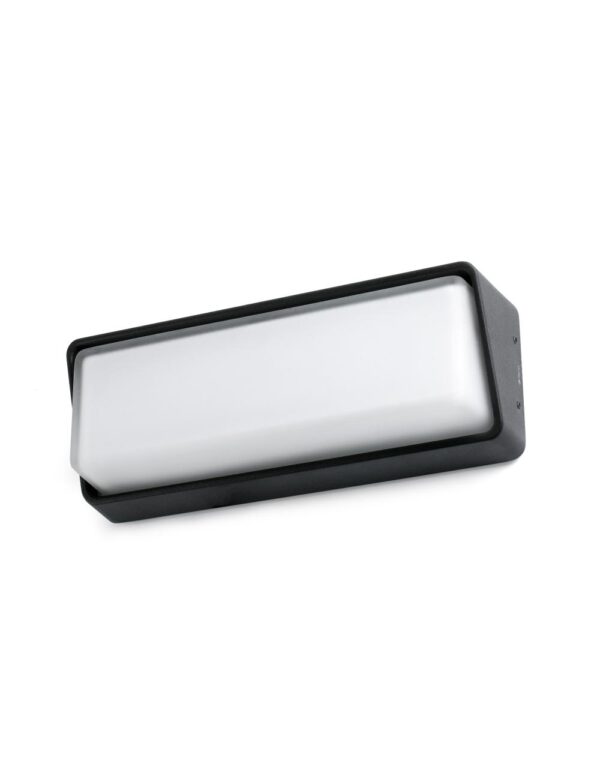 HALF DARK GREY WALL LAMP SMD LED 13W 3000K 700LM C - 1-FR71537