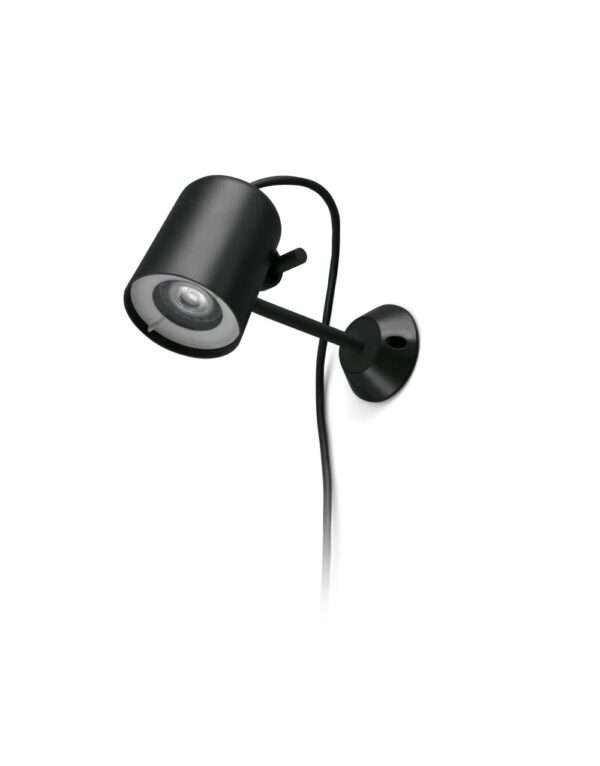 FLOW BLACK WALL LAMP/SPIKE - 1-FR71546