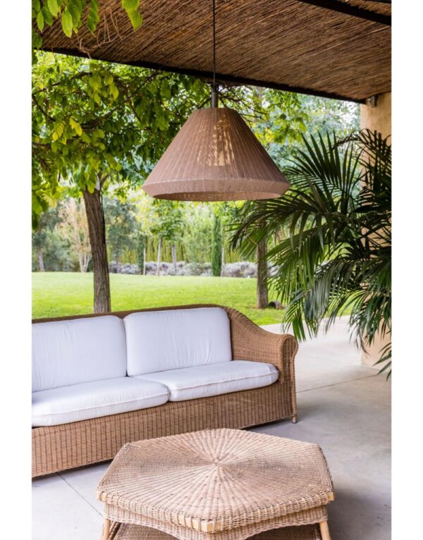 SAIGON OUT PENDANT LAMP T70 BROWN CONE CAP - 1-FR71579C-06
