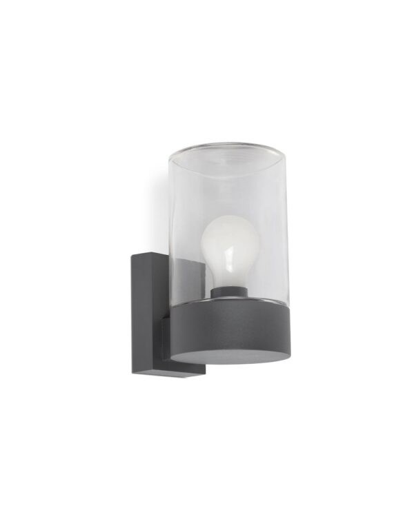 KILA W/L E27 DARK GREY TRANSPARENT GLASS - 1-FR71743