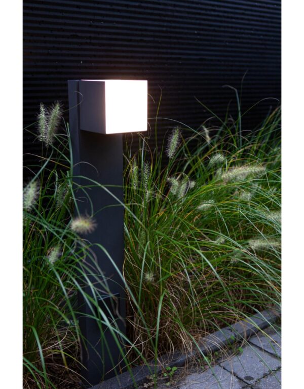 CUBA Bollard with Plug Box Dark Grey 3000K (Warm White) Architectural Modern Moveable Head - 1-T7193805118