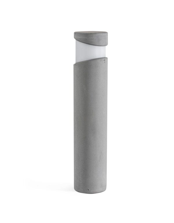 BLOCK POLE LAMP CONCRETE 1xE27 - 1-FR74142