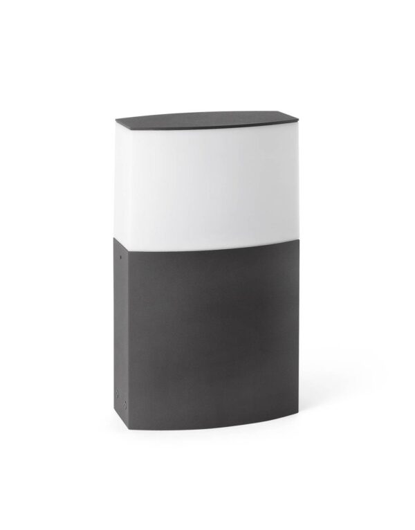 DATNA DARK GREY POST LAMP 1 X E27 20W H29 - 1-FR74441