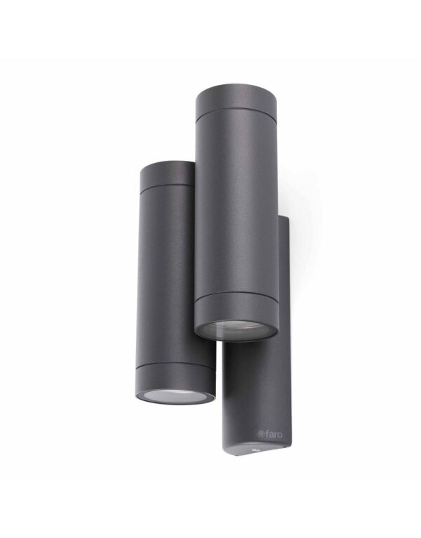 STEPS DARK GREY WALL LAMP DOUBLE GU10 35W - 1-FR75503