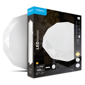 Πλαφονιέρα led 24W, CCT με CONTROL, 3000 lm, Ø40 cm (starligth) - ML-CLA3CCT24W-R101