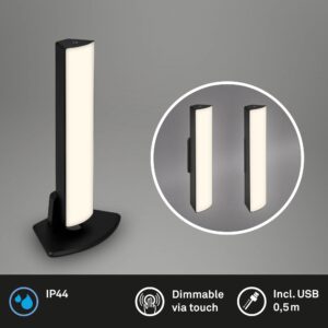 Επαναφορτιζόμενο πορτατίφ - απλίκα (2 in 1) IP44 "ZADAR" 7w 3000k - 7474015