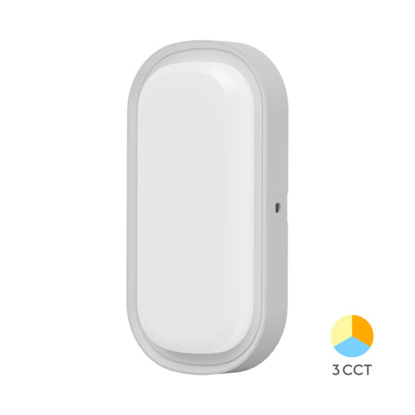 Απλίκα led "Bulkhead" 12w IP65 1320lm CCT - BC18-00280