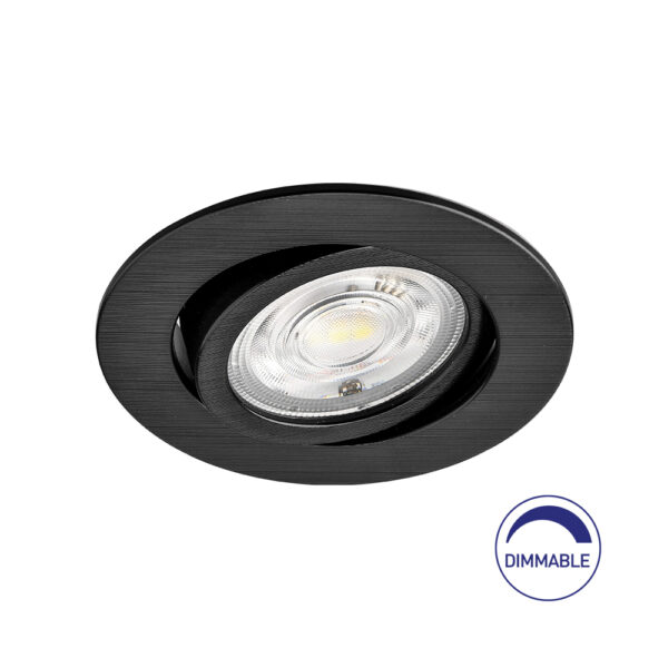 Σποτ led dimmable 7w 630lm CCT (μαύρο) - BD02-60781