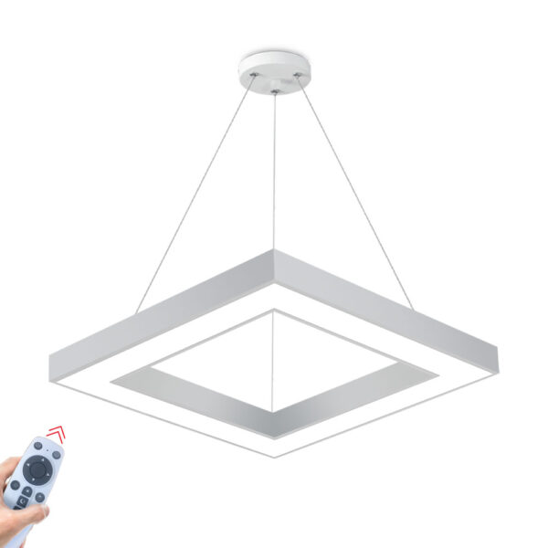 Κρεμαστό Led 45w, CCT με CONTROL 4650lm, 60x60x6cm - BH16-07290