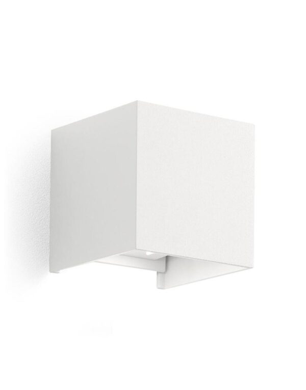 GES860C Applique alluminio bianco opaco.2x5W.3000K - 1-GL127815