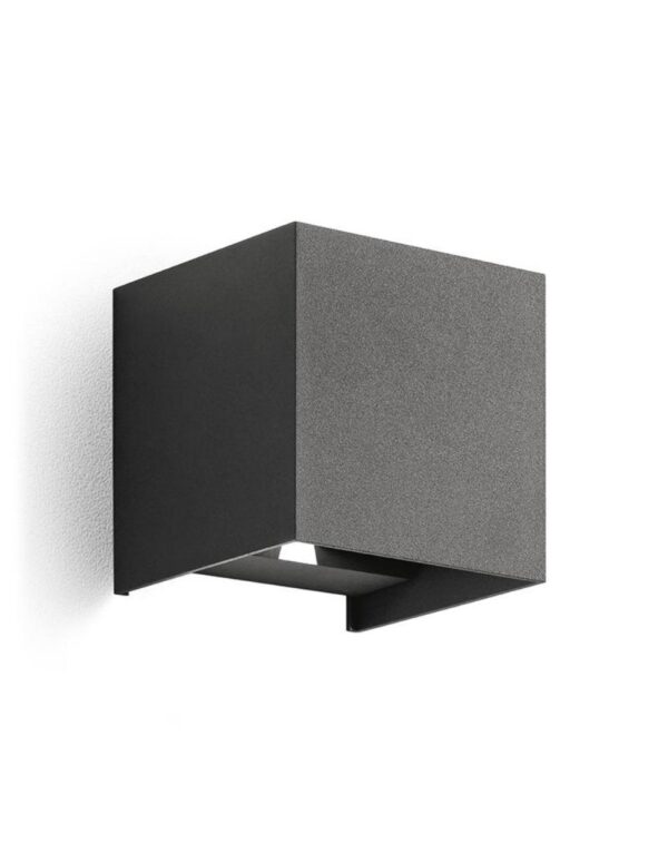 GES861C Appliq. alluminio grigio antr.2x5W.3000K - 1-GL127839