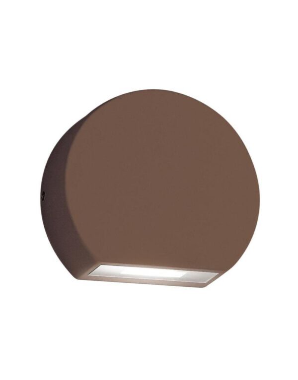 LULY GES893C Segnapassi alluminio ruggine. 5W LED.3000K - 1-GL128386