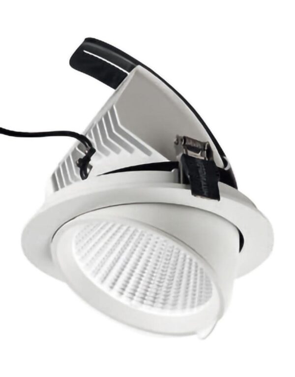 GFA910C Faretto alluminio bianco. 20W LED. 3000K. - 1-GL102072