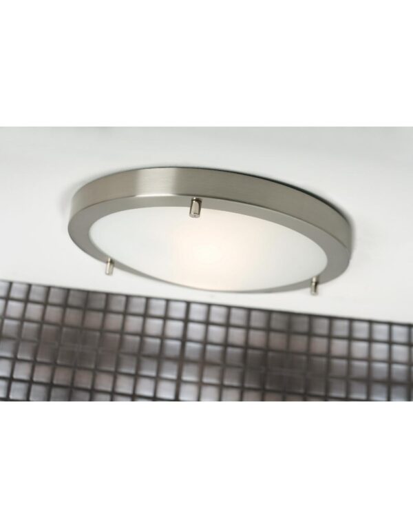 Ancona Maxi E27 | Ceiling light | Brushed steel - 1-NR25316132