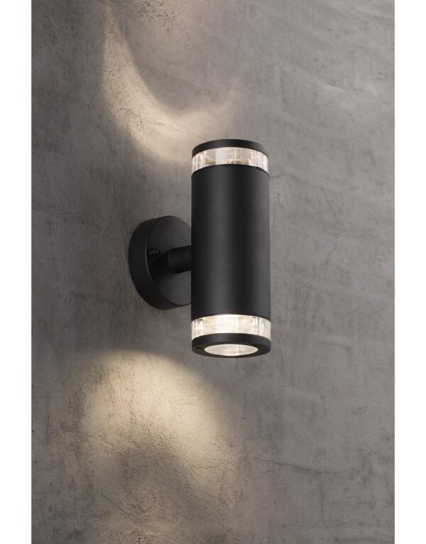 Birk Double | Wall light | Black - 1-NR45501003