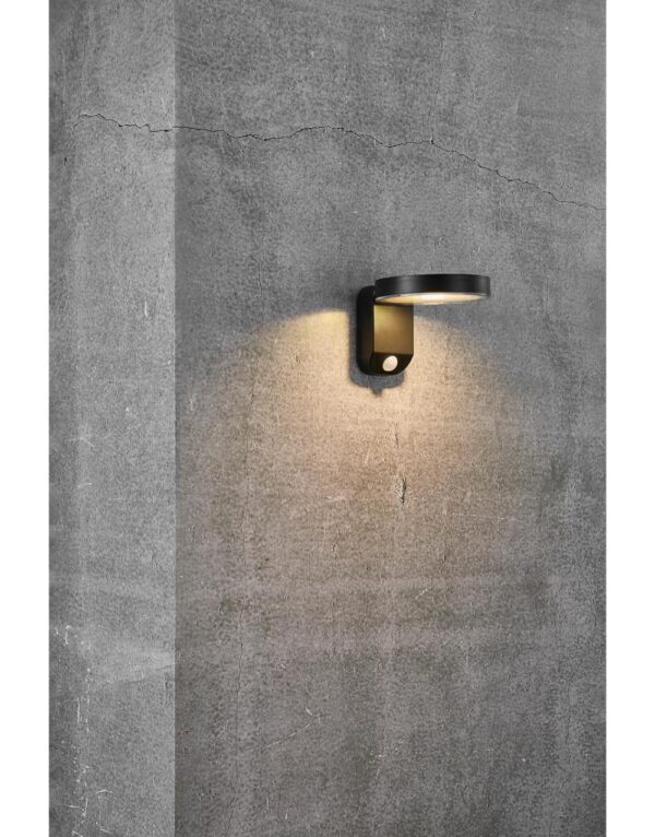 Rica Round Solar | Wall light | Black - 1-NR2118141003