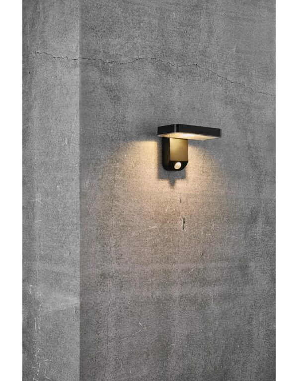 Rica Square Solar | Wall light | Black - 1-NR2118161003