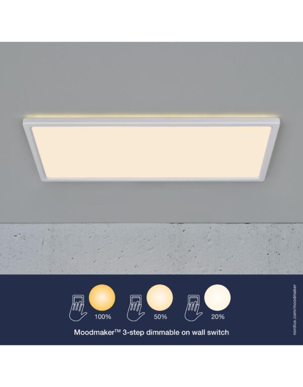 Harlow 60x30 step | Ceiling light | White - 1-NR2110496101