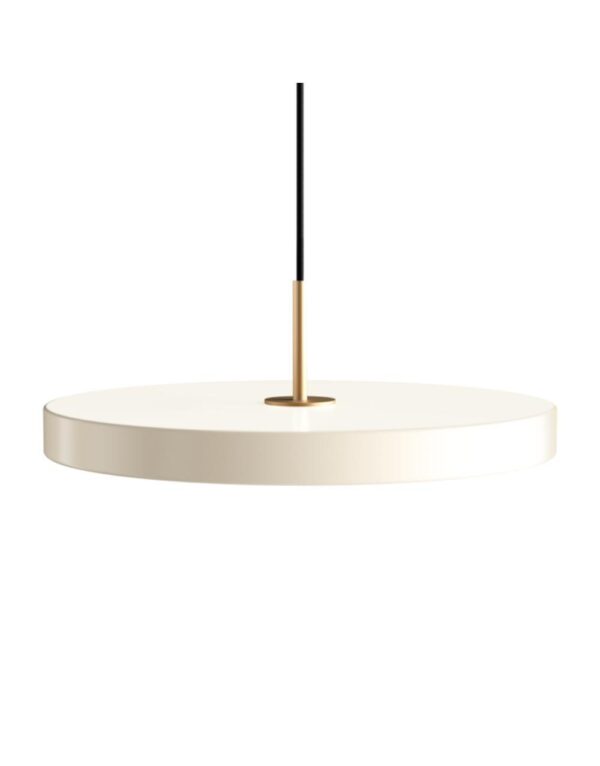 Asteria Medium - Pearl white 43 x 14 cm, 2.7m cordset - 1-UM2170