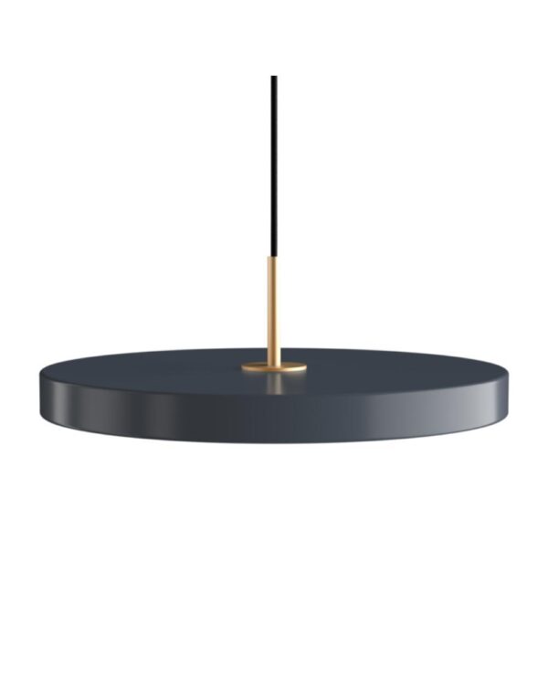 Asteria Medium - Anthracite grey 43 x 14 cm, 2.7m cordset - 1-UM2171