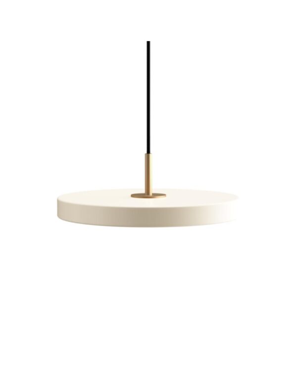 Asteria Mini - Pearl White 31 x 10,5 cm, 2.7m cordset - 1-UM2206