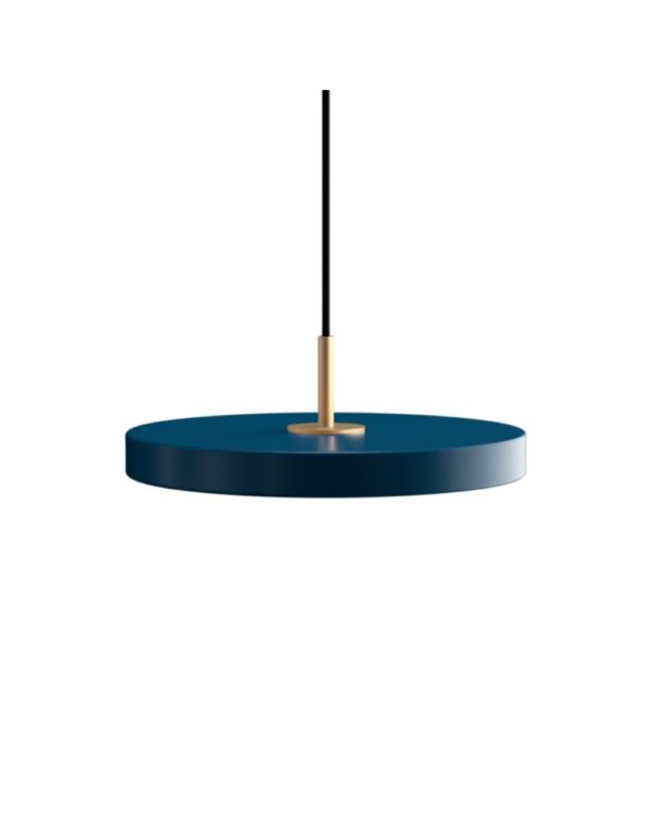 Asteria Mini - Petrol blue 31 x 10,5 cm, 2.7m cordset - 1-UM2209