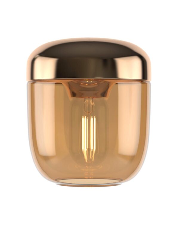 Acorn amber brass O 14 x 16 cm - 1-UM2215