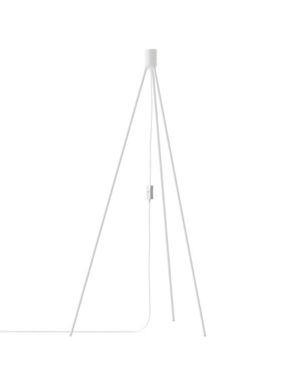 Floor tripod matt white H 109 cm - 1-UM4015