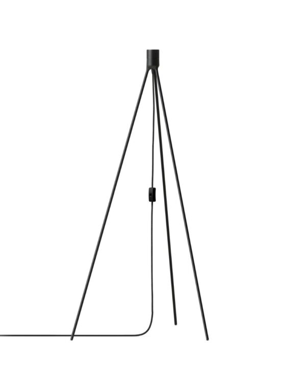 Floor tripod matt black H 109 cm - 1-UM4016