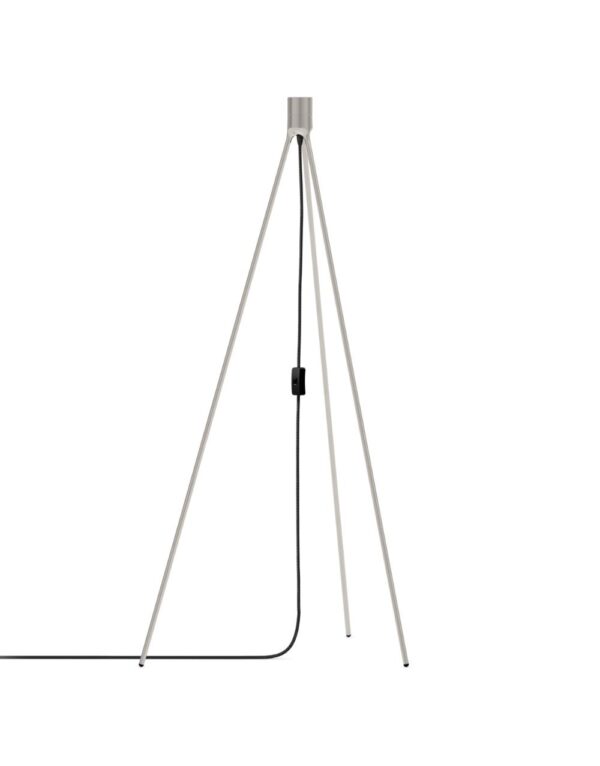 Floor tripod brushed steel 109 cm - 1-UM4195