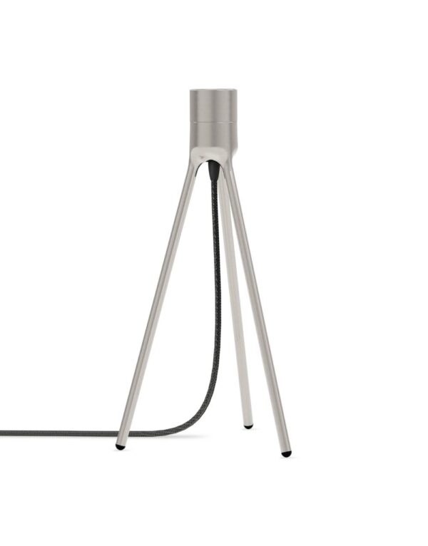 Tripod table brushed steel H 36 cm - 1-UM4206