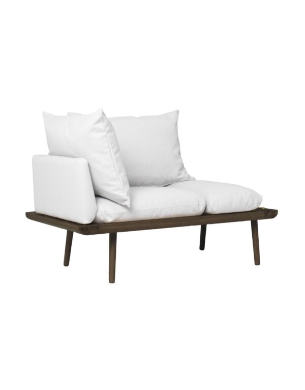 Lounge Around 1½-seater sofa - Dark Oak in Sterling - 1-UM5762C723-03
