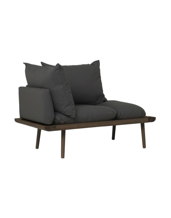 Lounge Around 1½-seater sofa - Dark Oak in Shadow - 1-UM5762C723-04
