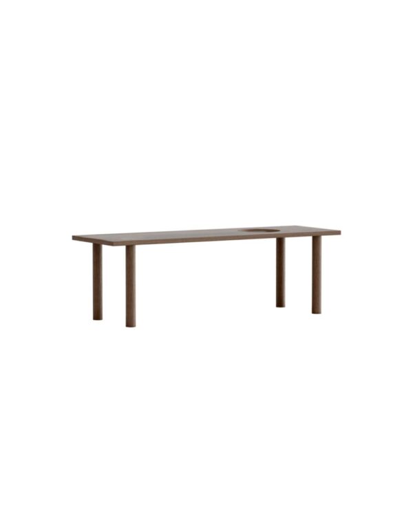 Extra shelf w/hole & 4 legs Dark Oak (add-on) - 1-UM5773-2