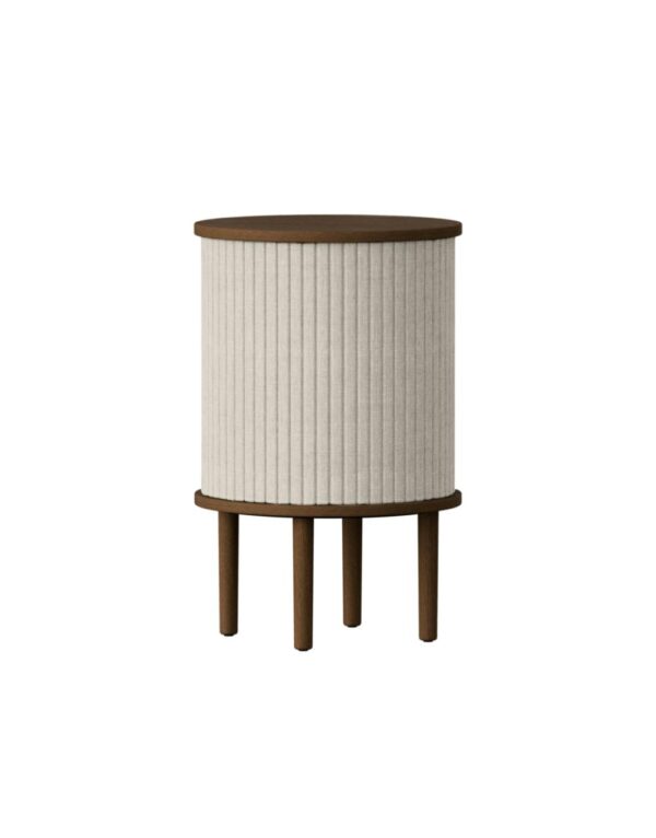 Audacious side Table Tambour doors - White Sands - 1-UM708-02
