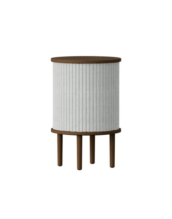 Audacious side Table Tambour doors - Sterling - 1-UM708-03