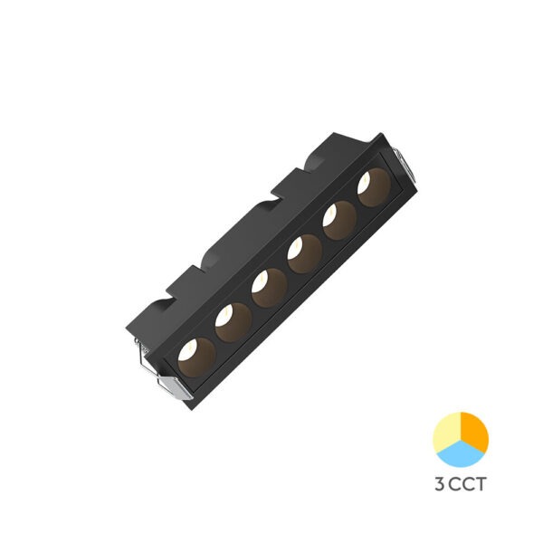 Σποτ led "Linex" 9w 3CCT Μαύρο - BD63-00281