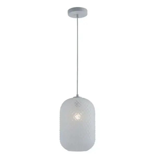 Κρεμαστό μονόφωτο ASHFORD-S20 Λευκό - 8031414874989