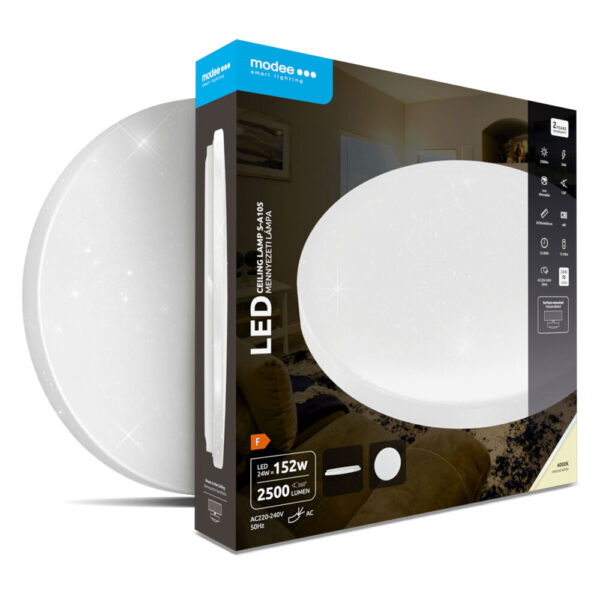 Πλαφονιέρα led 24w 2500lm 4000k Ø33 (starlight) - ML-CLS4000K24W-A105