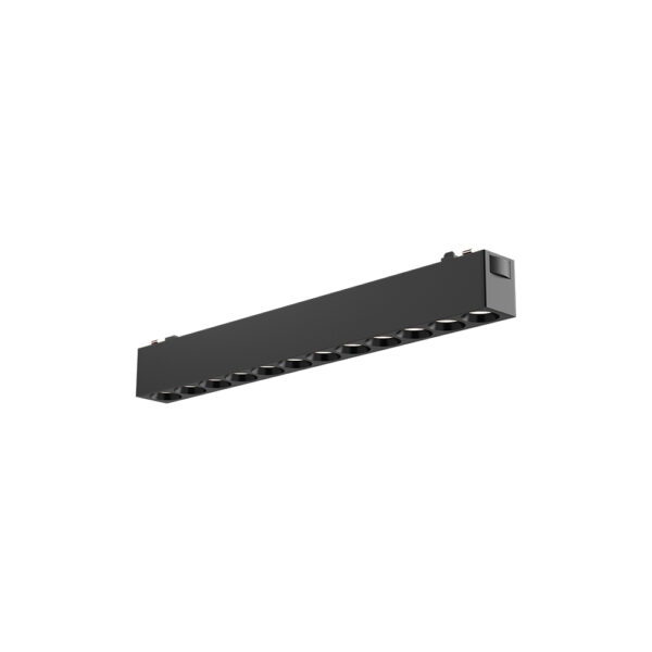 Φωτιστικό Led Μαγνητικής Ράγας slim 12W 3000K Mαύρο - BD60-11201