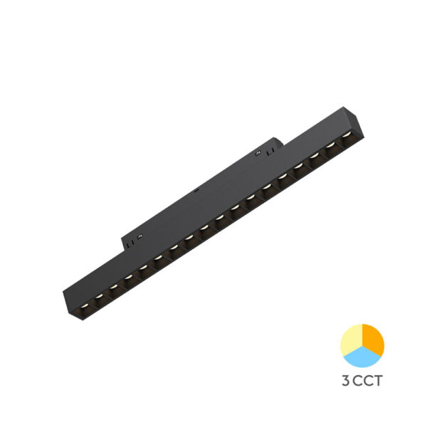 Φωτιστικό Led Μαγνητικής Ράγας 18W CCT 48VDC Μαύρο - BD60-01381