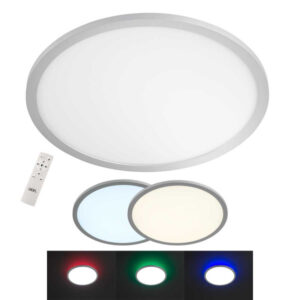 Πλαφονιέρα "Linox" 20w 1700lm 3cct & backligth rgb - 9457.01.70.9401