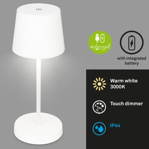 Επαναφορτιζόμενο πορτατίφ IP44 "RIHA" 2,6w 3000k - 7423016