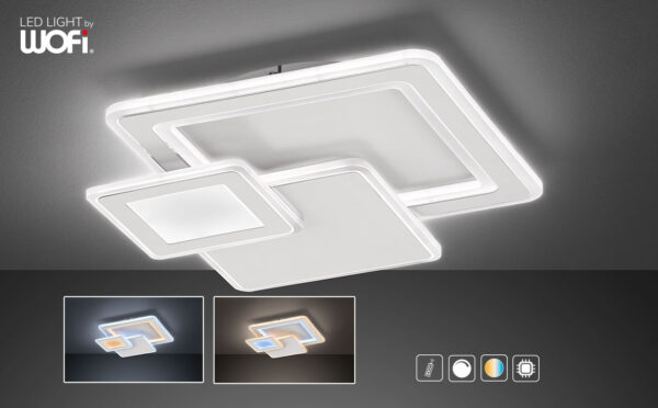 Οροφής Led "Mola" 36w 2900lm 3cct με control - 11860