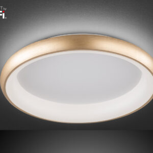 Πλαφονιέρα led "Poona" Ø60 38w 3200lm χρυσό ματ - 11522