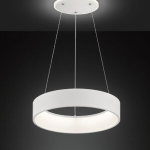 Κρεμαστό led "Shay" 31,5w 2500lm Ø45cm Λευκό - 11489